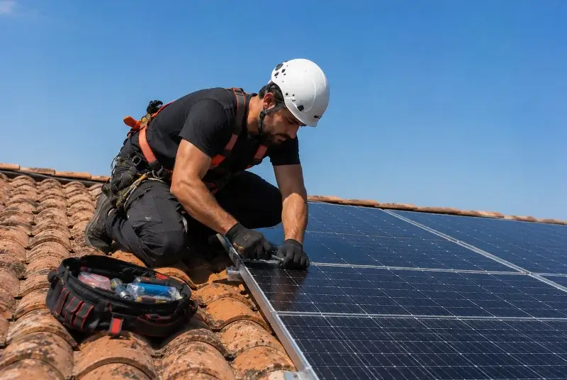 Maintenance et monitoring de panneaux solaires à Pessac